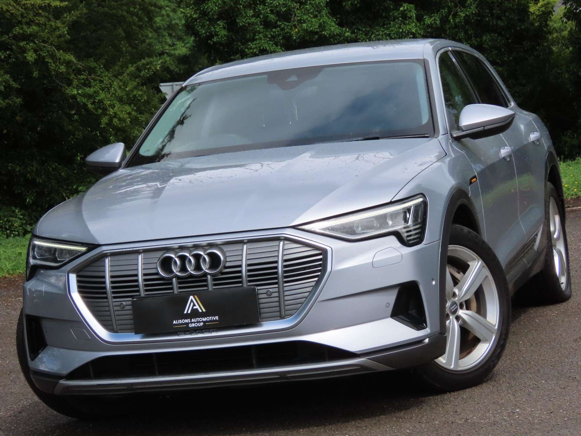 Silver 2020 Audi E-Tron SUV/Crossover All-wheel drive Automatic