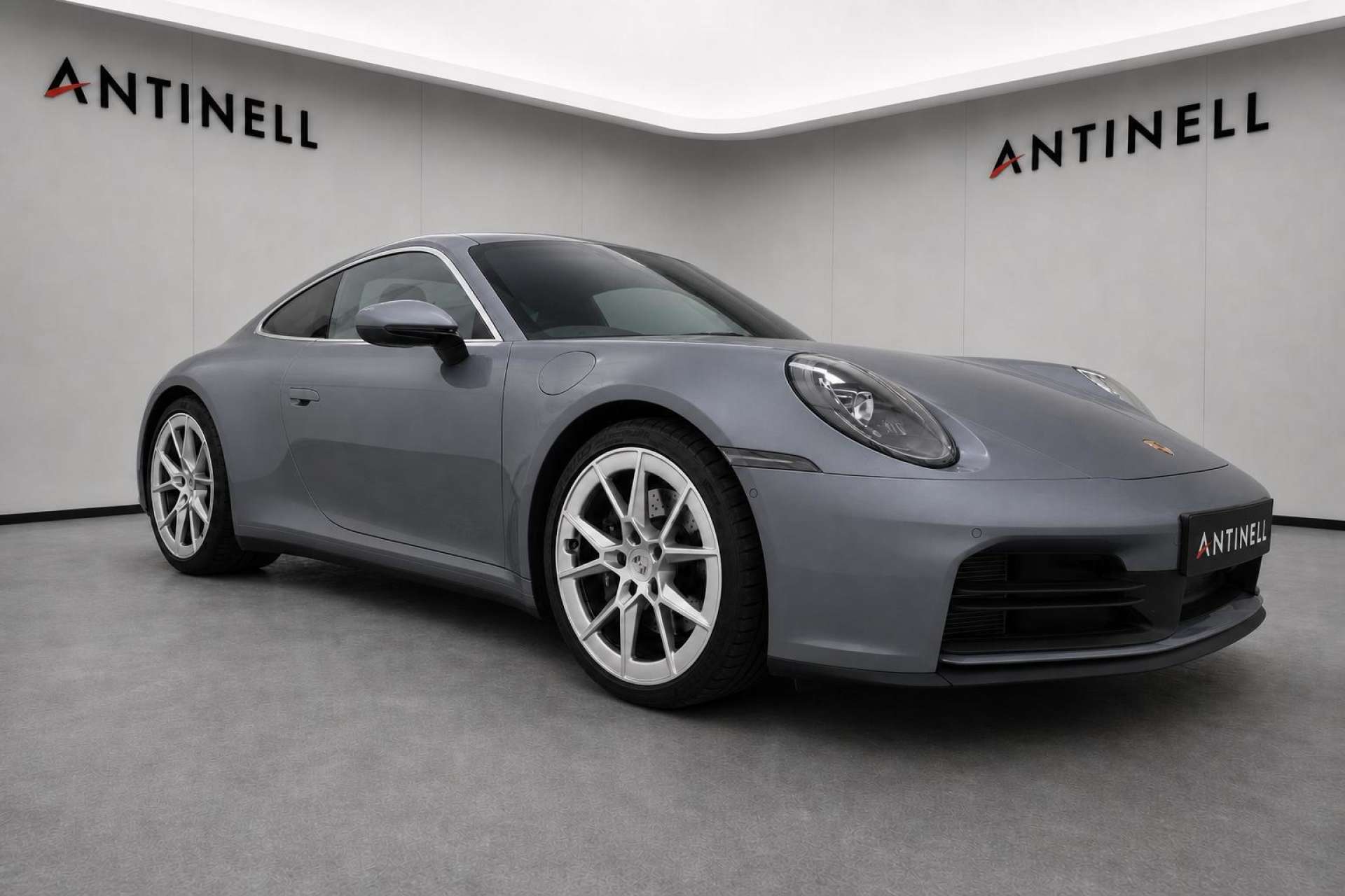 Porsche 911 992 Carrera — front three-quarter view
