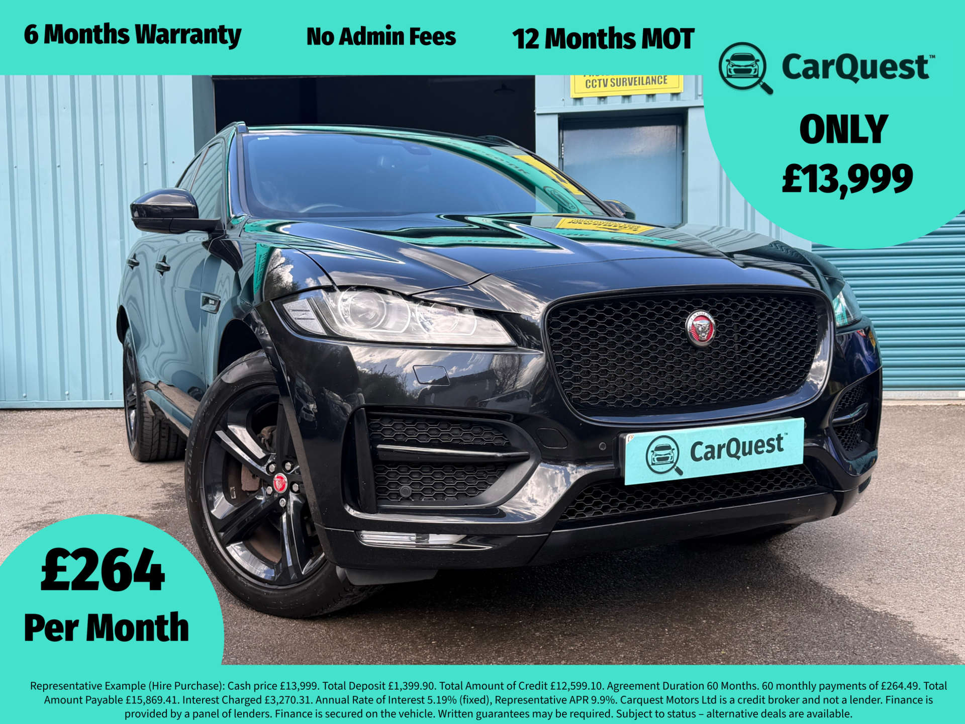JAGUAR F-PACE 2.0 F-PACE R-Sport AWD D Auto 4WD 5dr #0