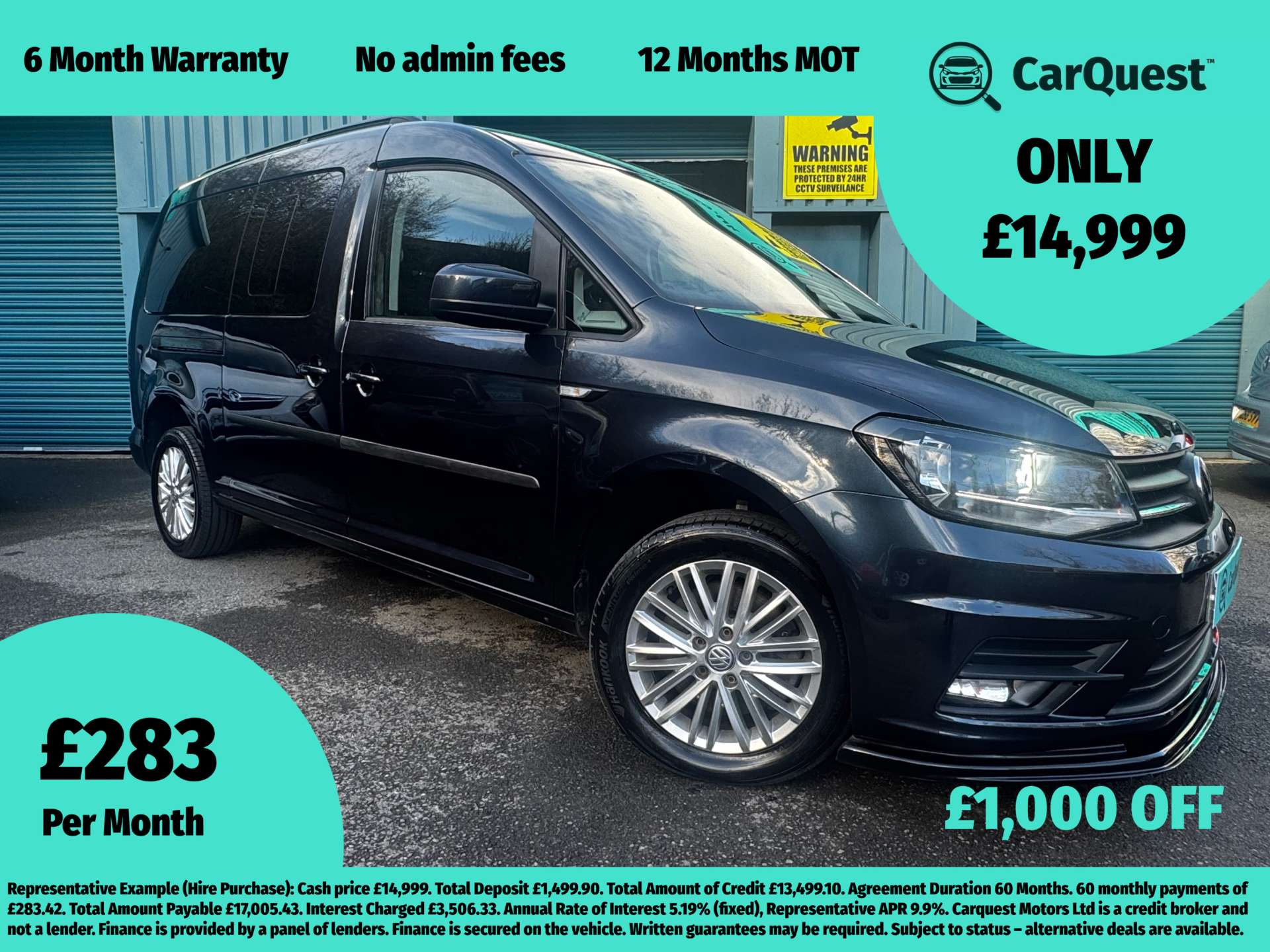 VOLKSWAGEN CADDY 2.0 Caddy Maxi C20 Life TDI Semi-Auto 5dr #0
