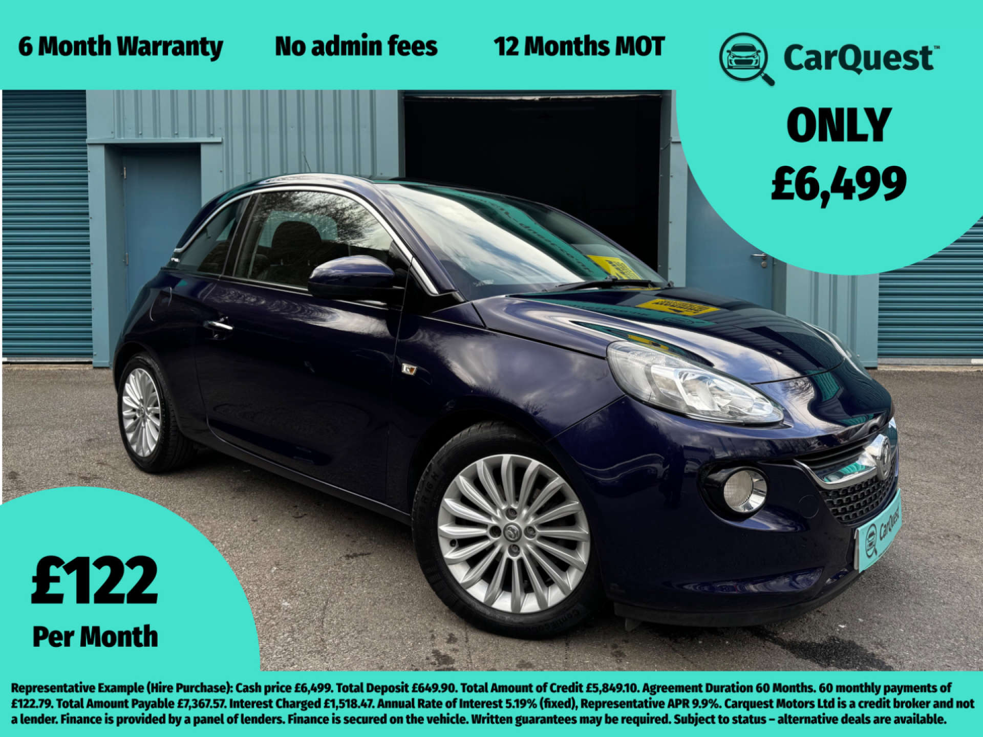 VAUXHALL ADAM 1.2 Adam Glam 3dr #0