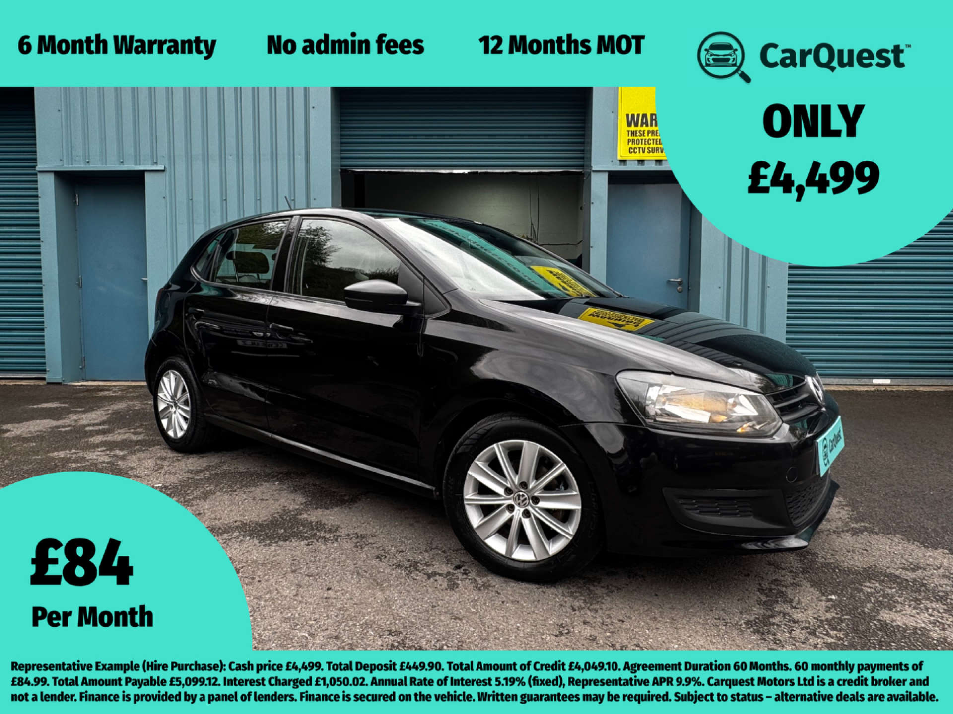 VOLKSWAGEN POLO 1.2 Polo S 60 5dr #0