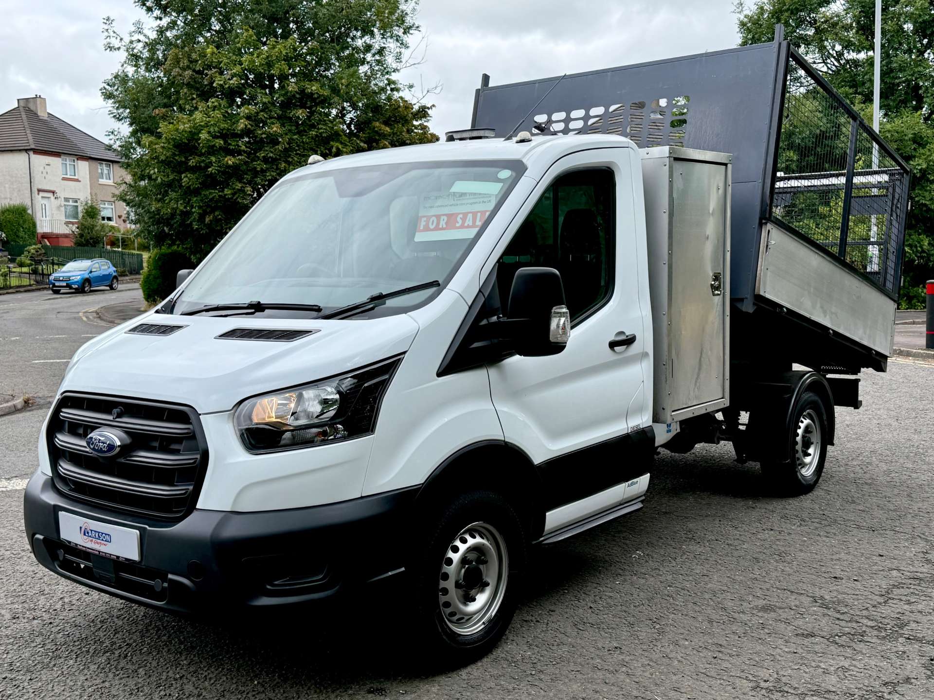 FORD TRANSIT 350 Caged Tipper with Storage #3
