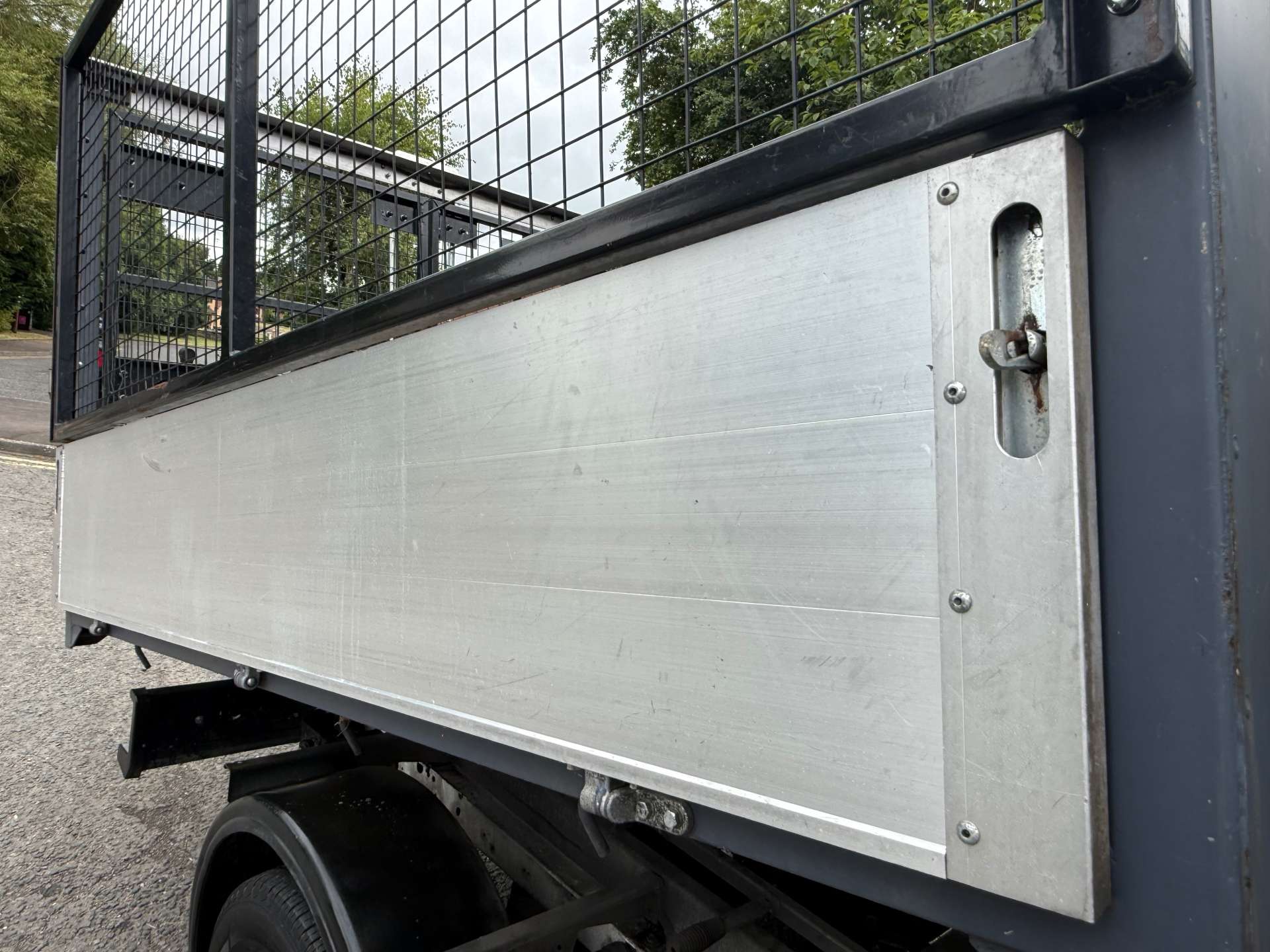 FORD TRANSIT 350 Caged Tipper with Storage #13