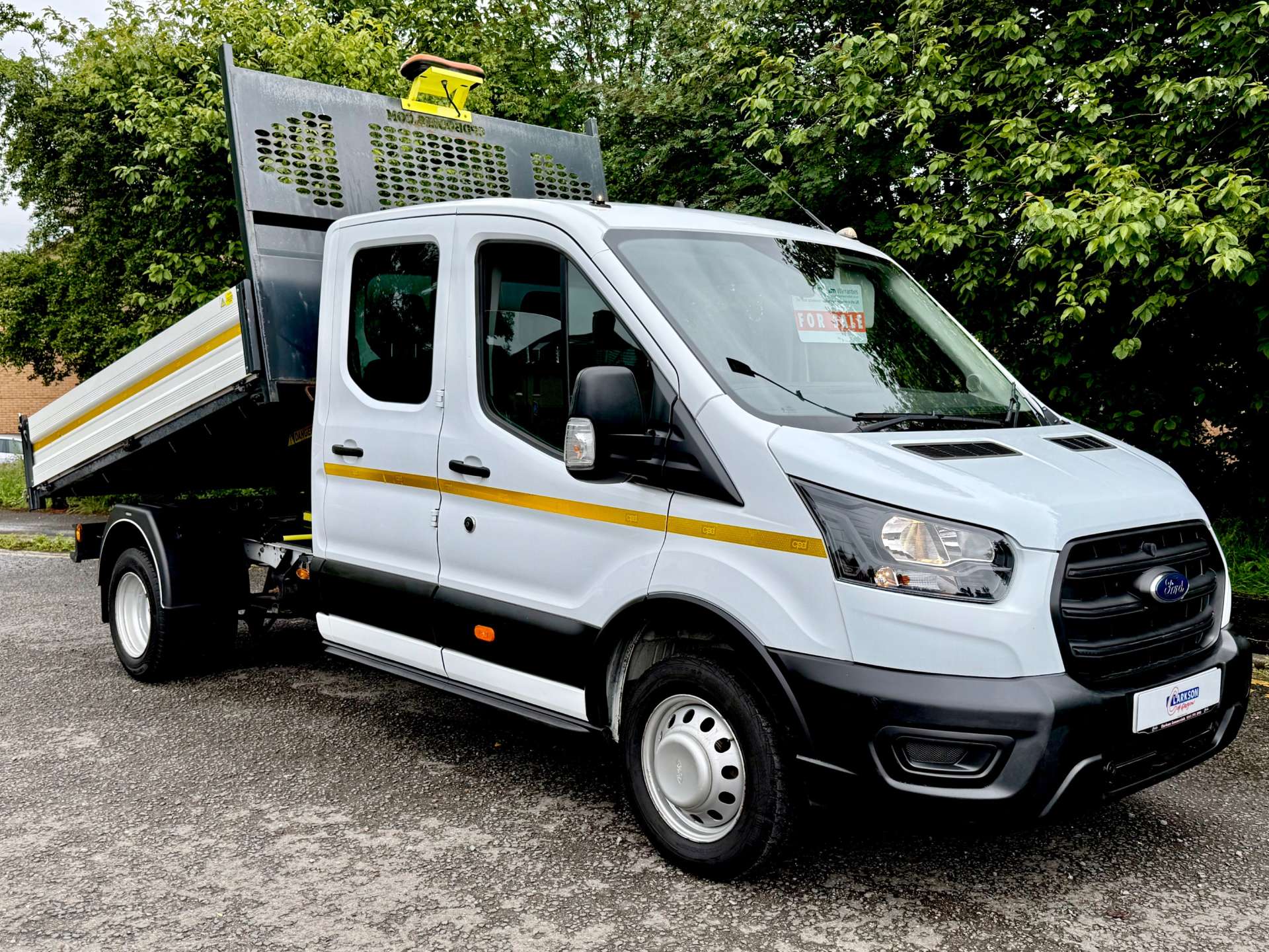 FORD TRANSIT 350 Crewcab double cab alloy tipper #0