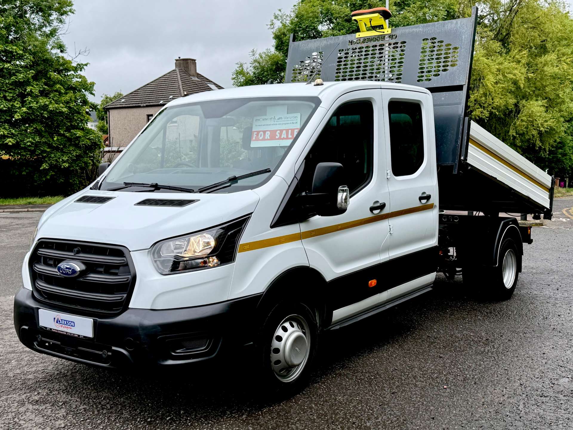 FORD TRANSIT 350 Crewcab double cab alloy tipper #2