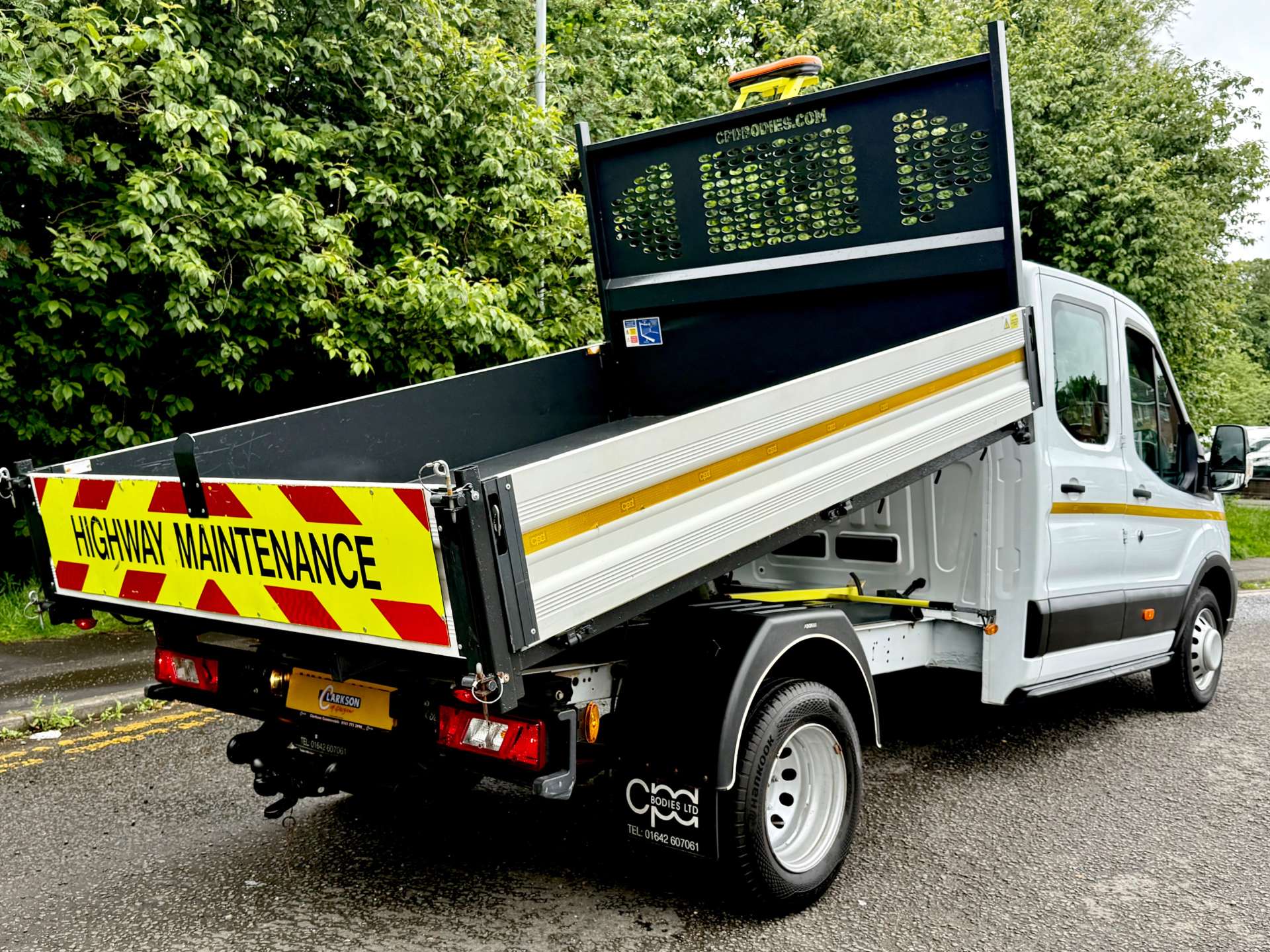 FORD TRANSIT 350 Crewcab double cab alloy tipper #3