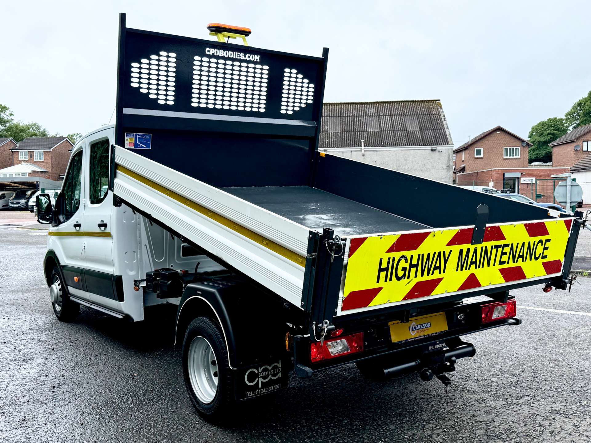 FORD TRANSIT 350 Crewcab double cab alloy tipper #4