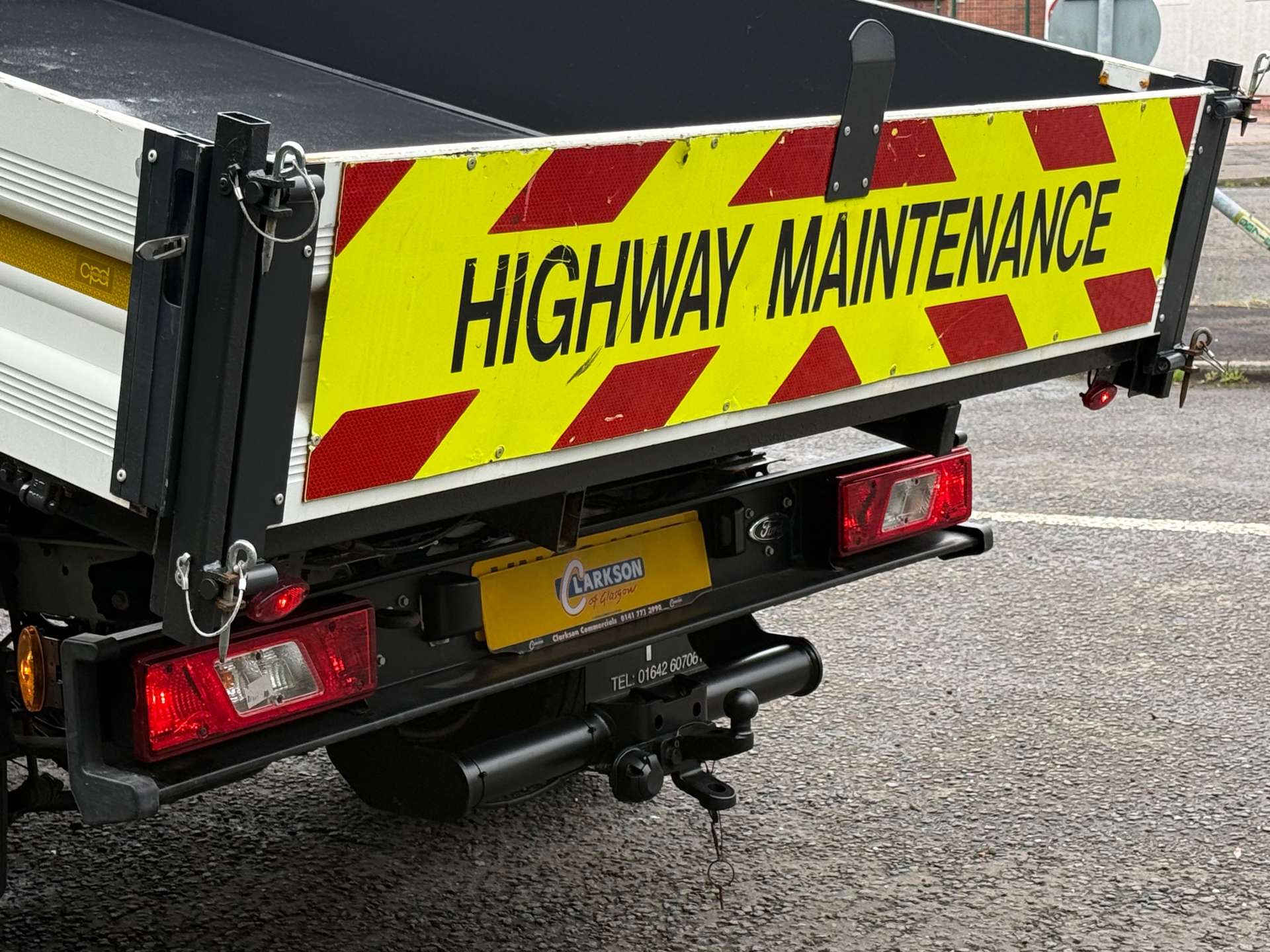 FORD TRANSIT 350 Crewcab double cab alloy tipper #23