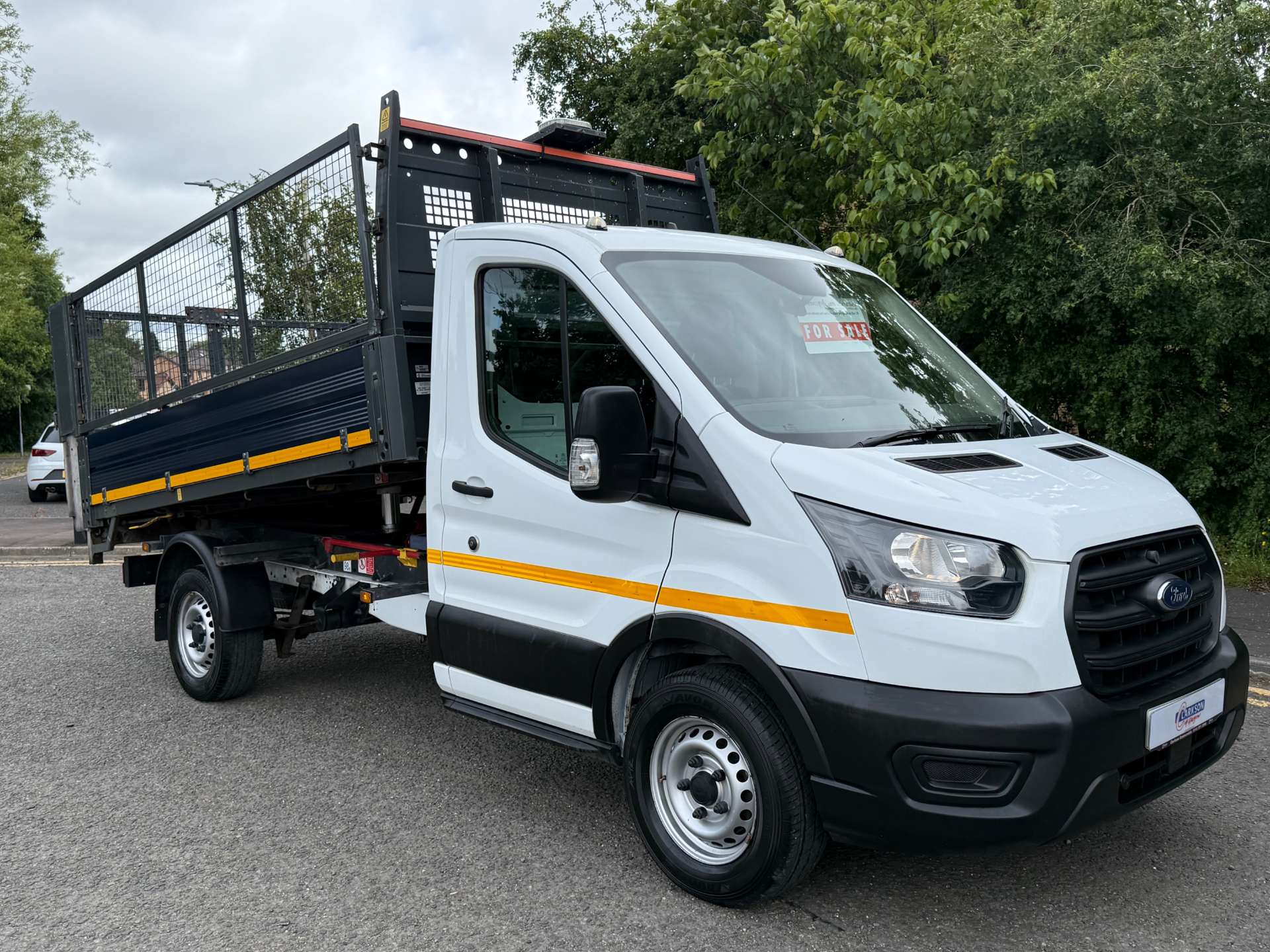 FORD TRANSIT 350 Caged Tipper With Rear Taillift #0