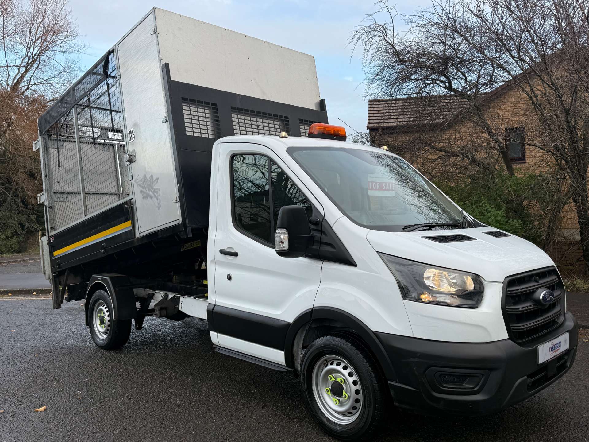 FORD TRANSIT 350 Caged Utility Tipper with Taillift #0