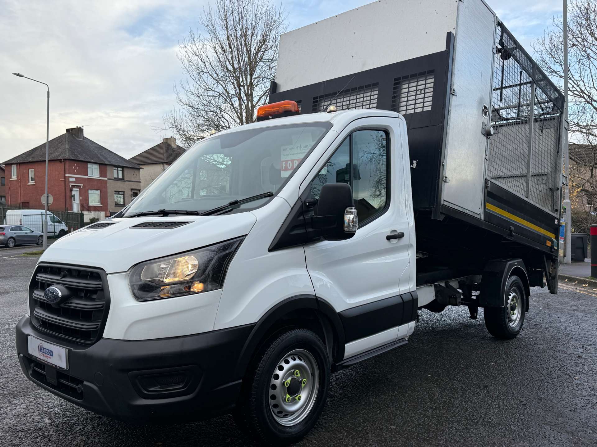 FORD TRANSIT 350 Caged Utility Tipper with Taillift #4
