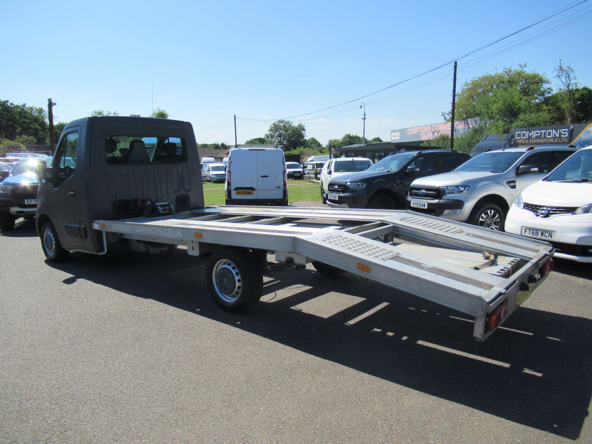 NISSAN NV400 2.3 NV400 SE dCi car transporter winch and ramps #5
