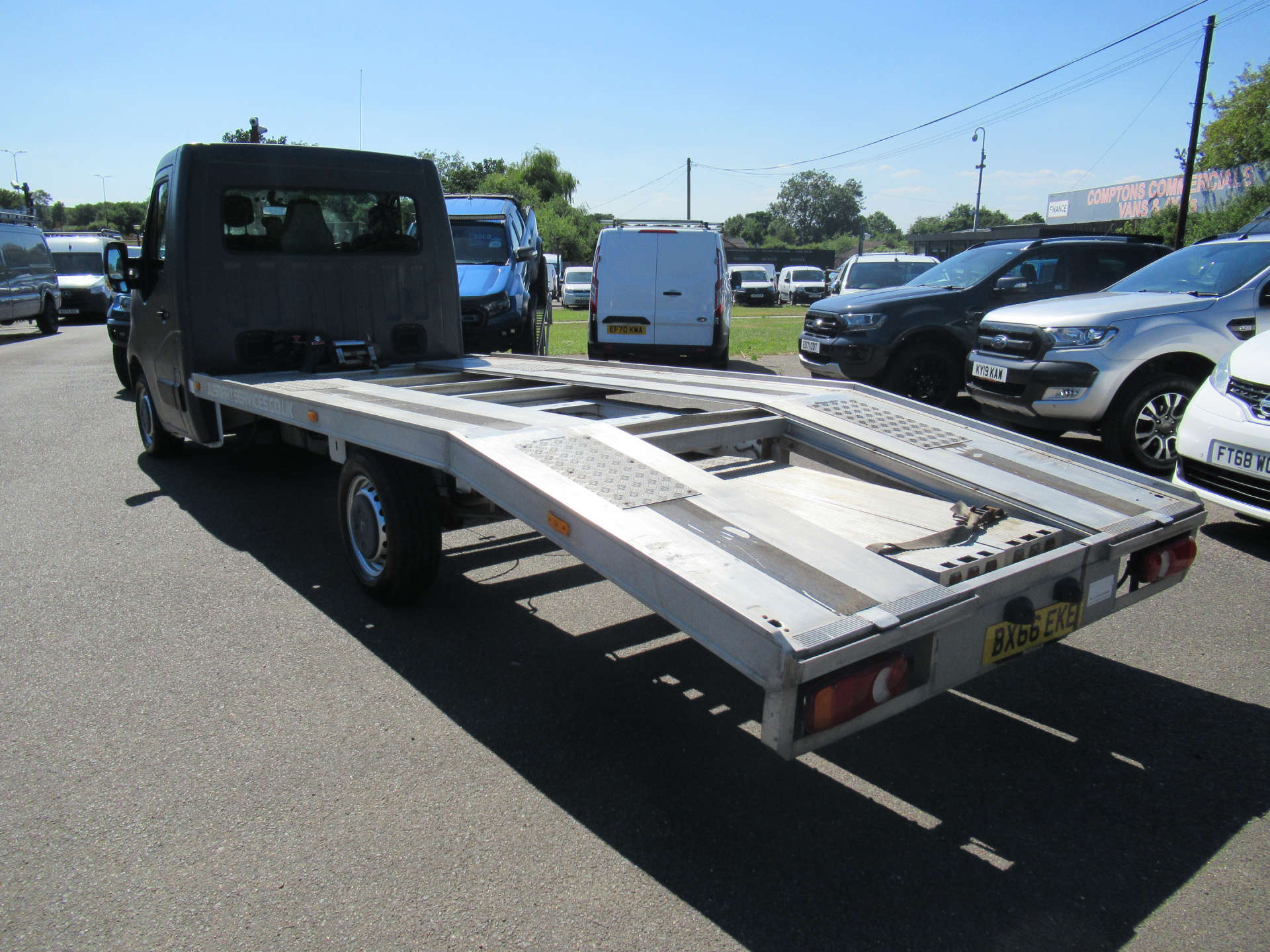 NISSAN NV400 2.3 NV400 SE dCi car transporter winch and ramps #6