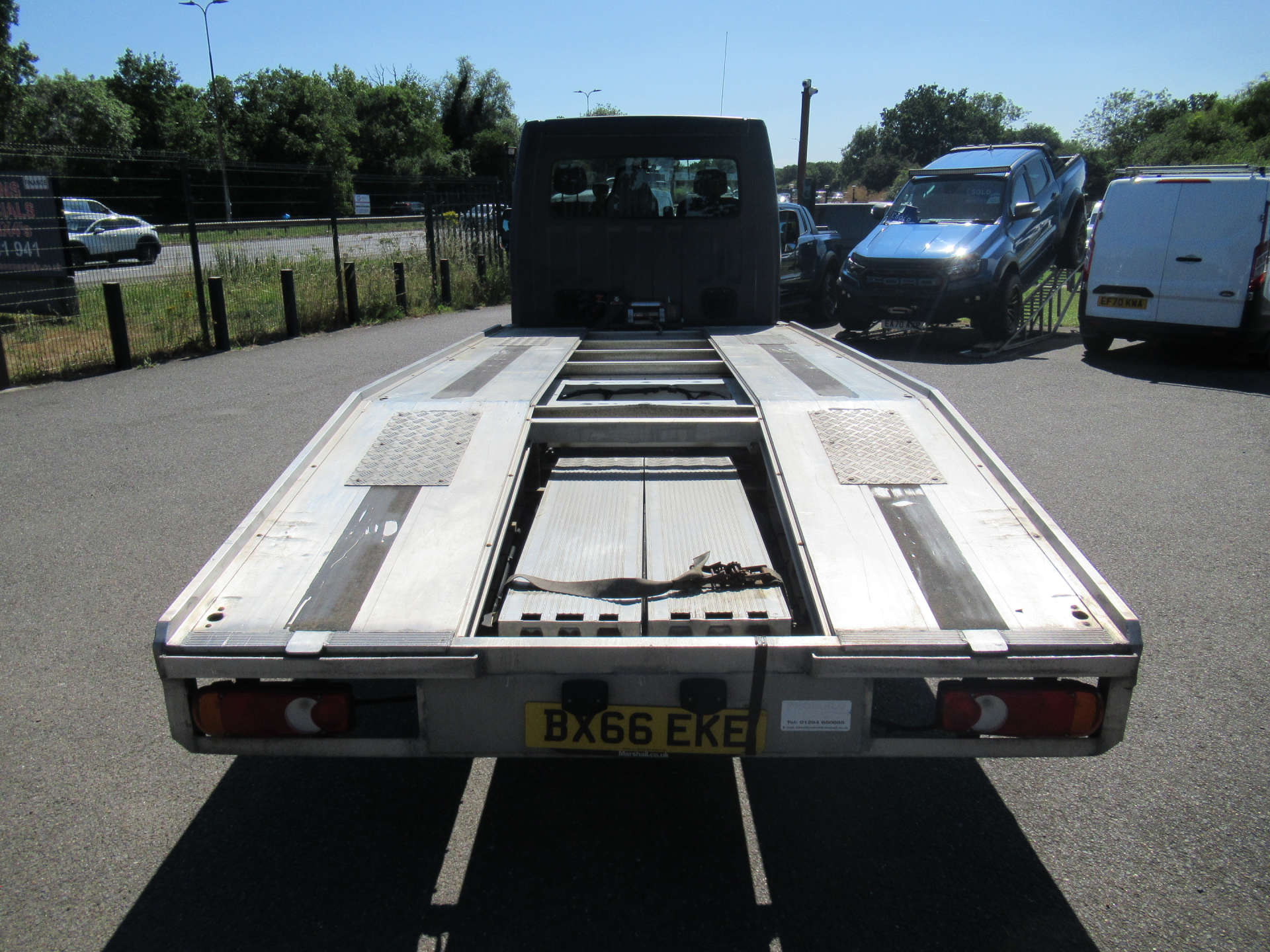 NISSAN NV400 2.3 NV400 SE dCi car transporter winch and ramps #7
