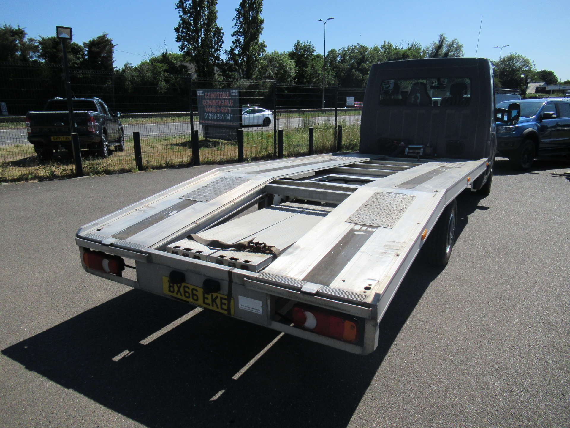 NISSAN NV400 2.3 NV400 SE dCi car transporter winch and ramps #8
