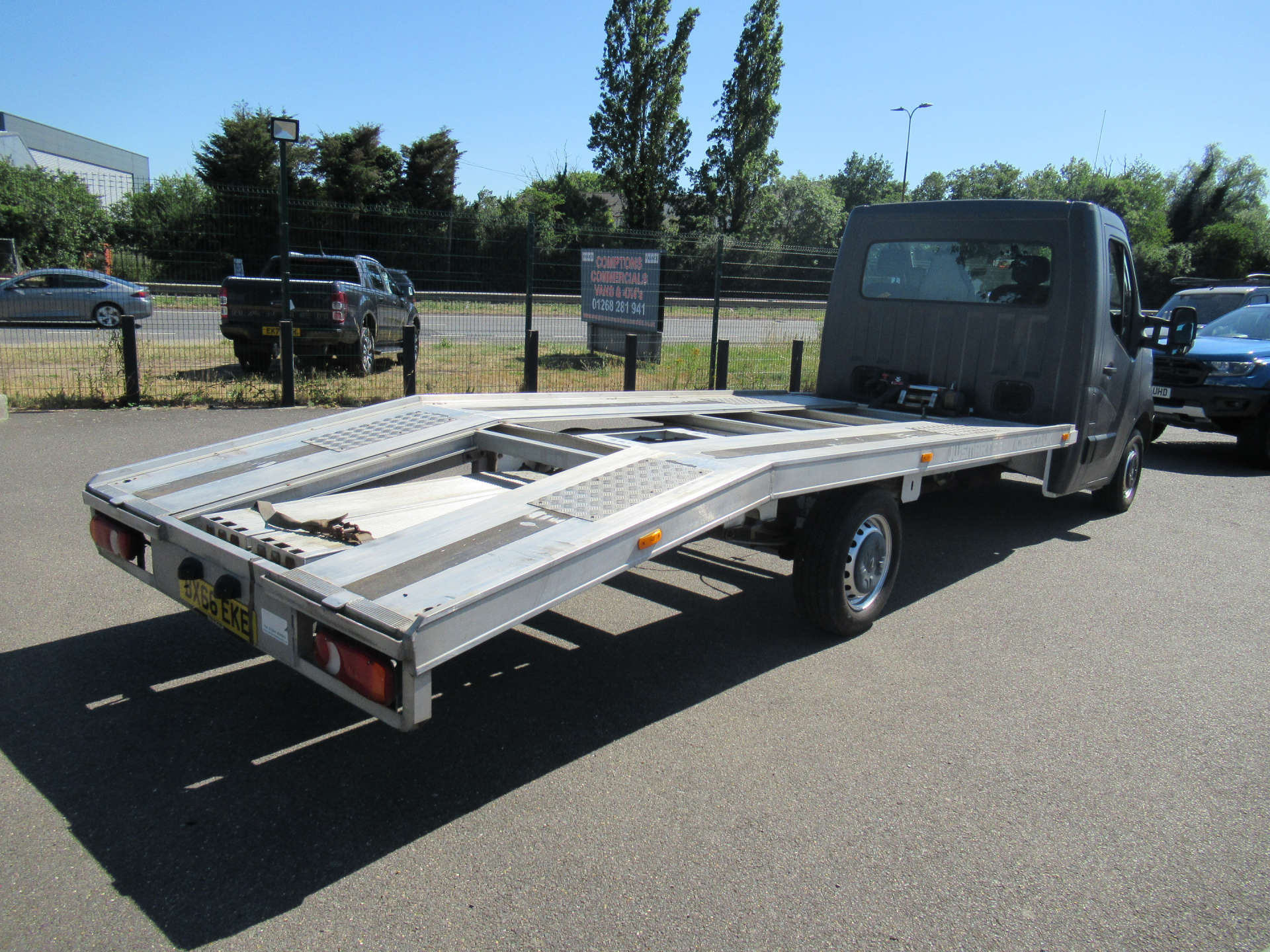 NISSAN NV400 2.3 NV400 SE dCi car transporter winch and ramps #9