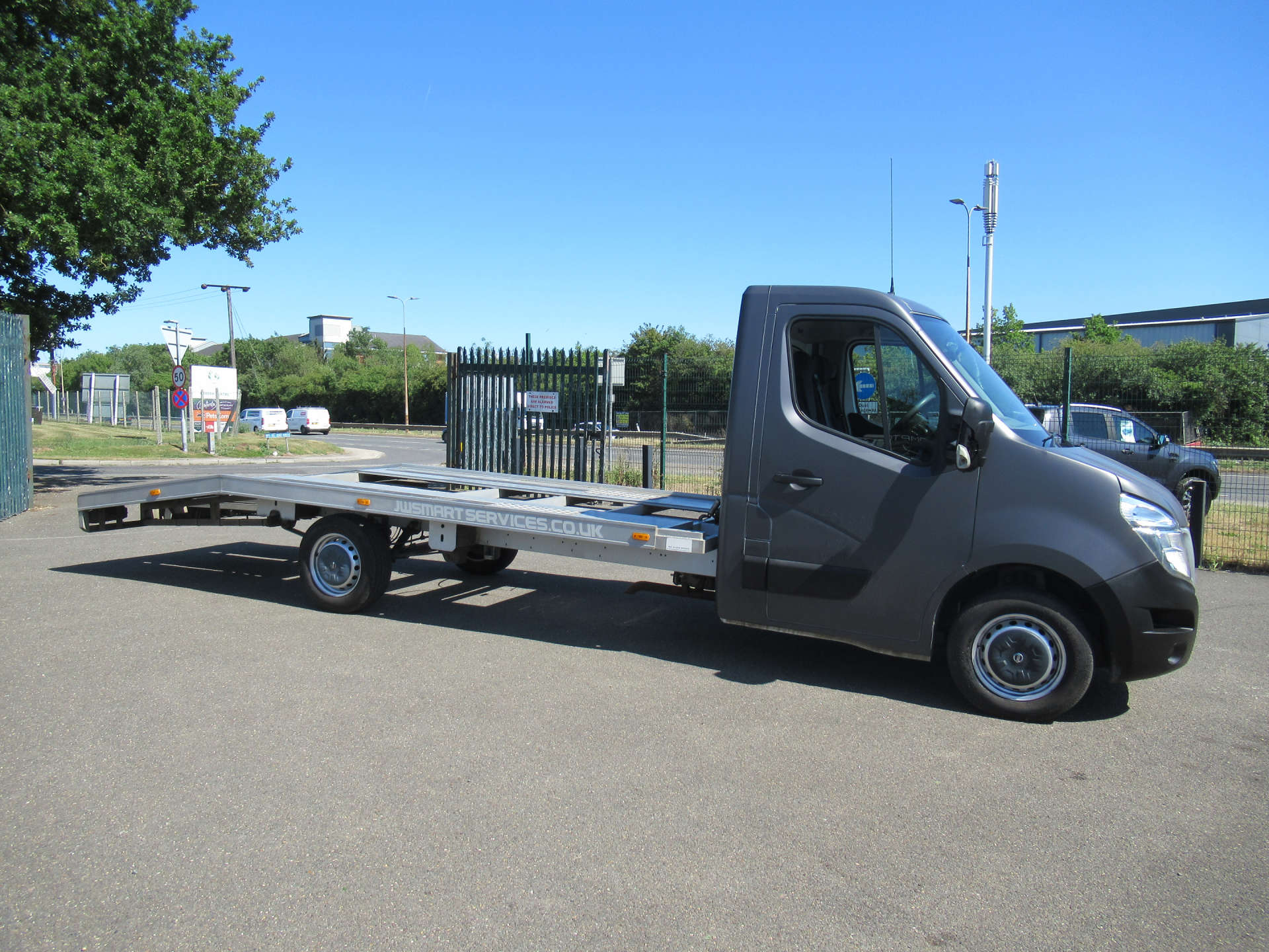 NISSAN NV400 2.3 NV400 SE dCi car transporter winch and ramps #10
