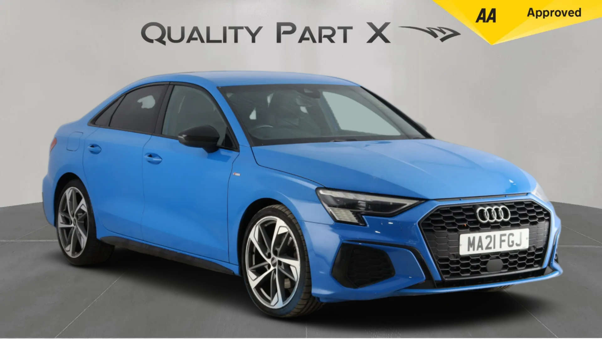 Blue 2021 Audi A3 2.0 35 TDI Edition 1 Saloon 4d S Tronic Saloon Front-wheel drive Automatic