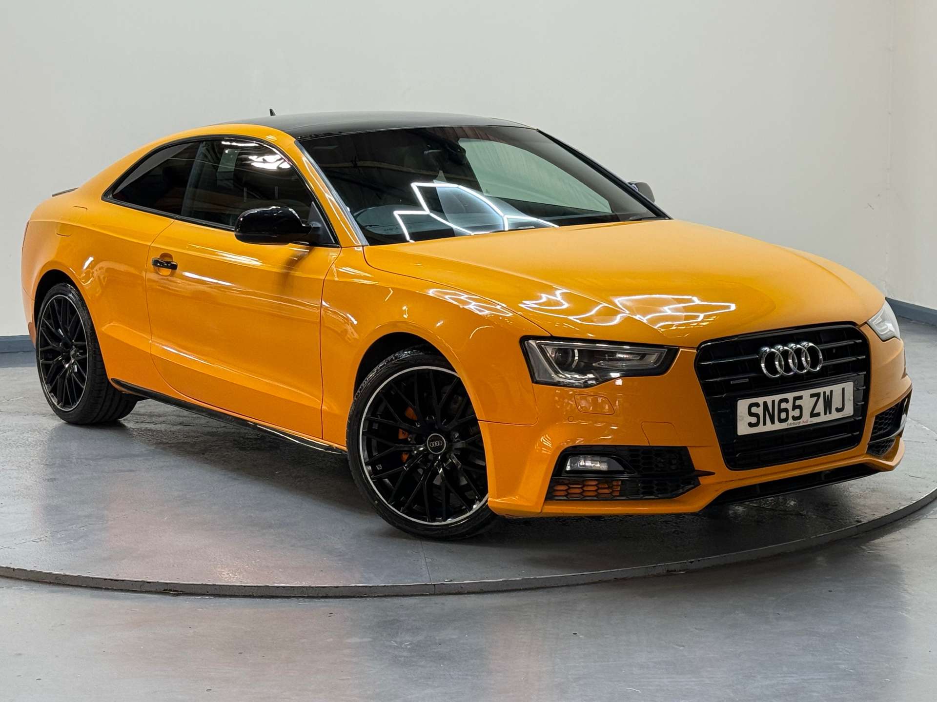 Orange 2015 Audi A5 Coupe All-wheel drive Automatic