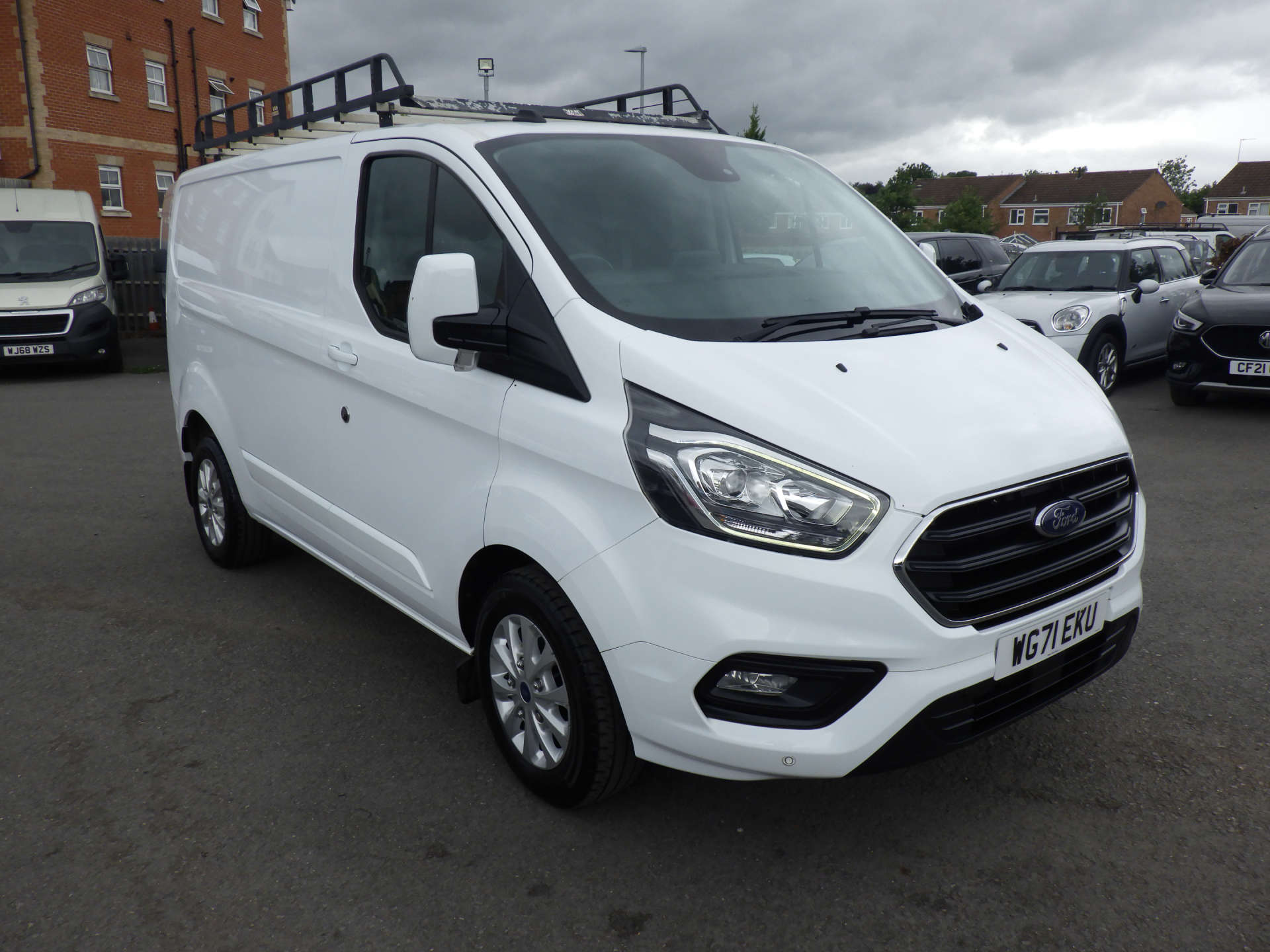 White 2021 Ford Transit Custom 2.0TDCi 280 L1H1 Limited (130PS)(EU6dT) Van Front-wheel drive Manual