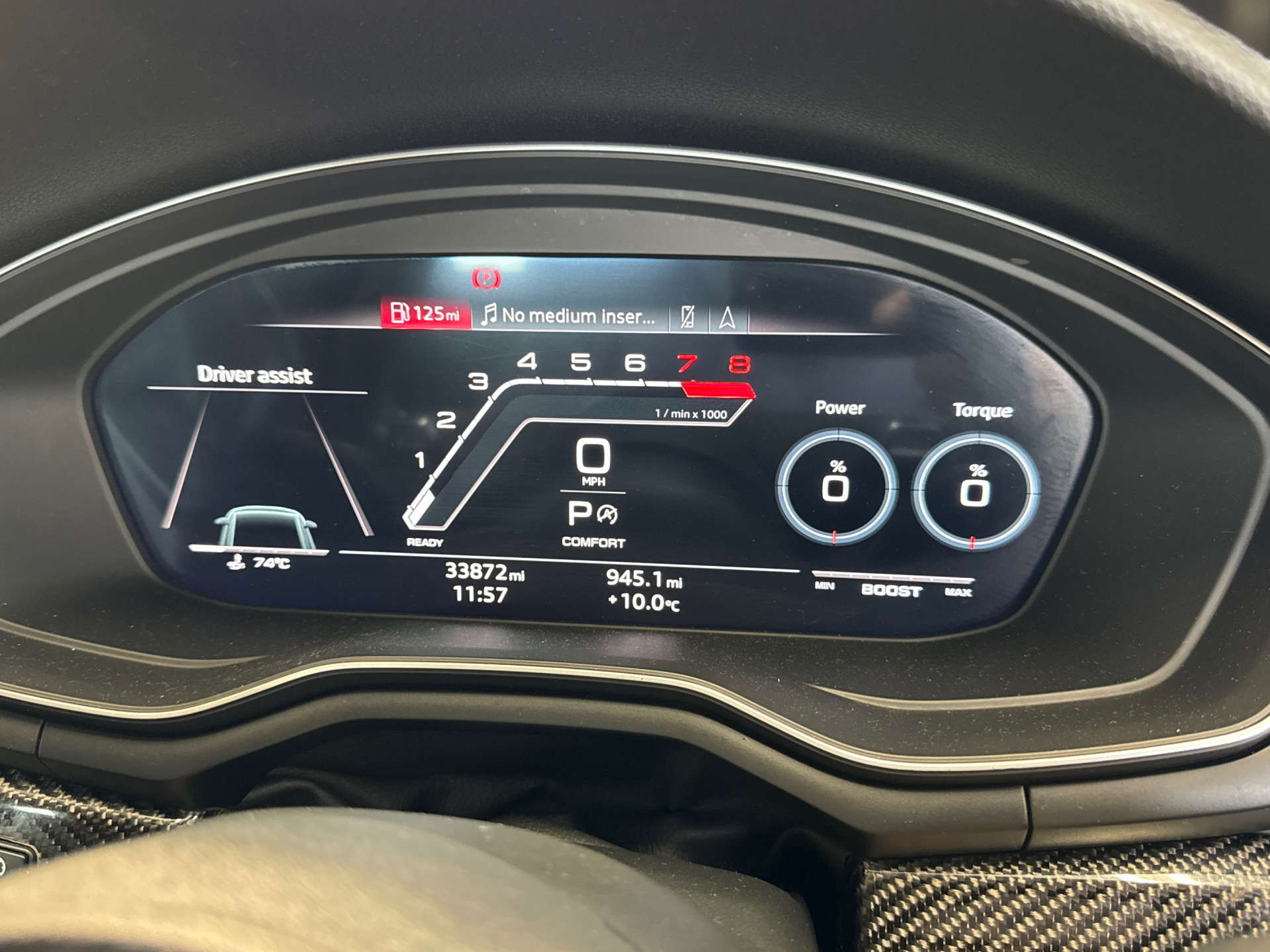 AUDI A5 2.9 RS 5 Sportback TFSI Carbon Black Quattro Auto 4WD 5dr #44