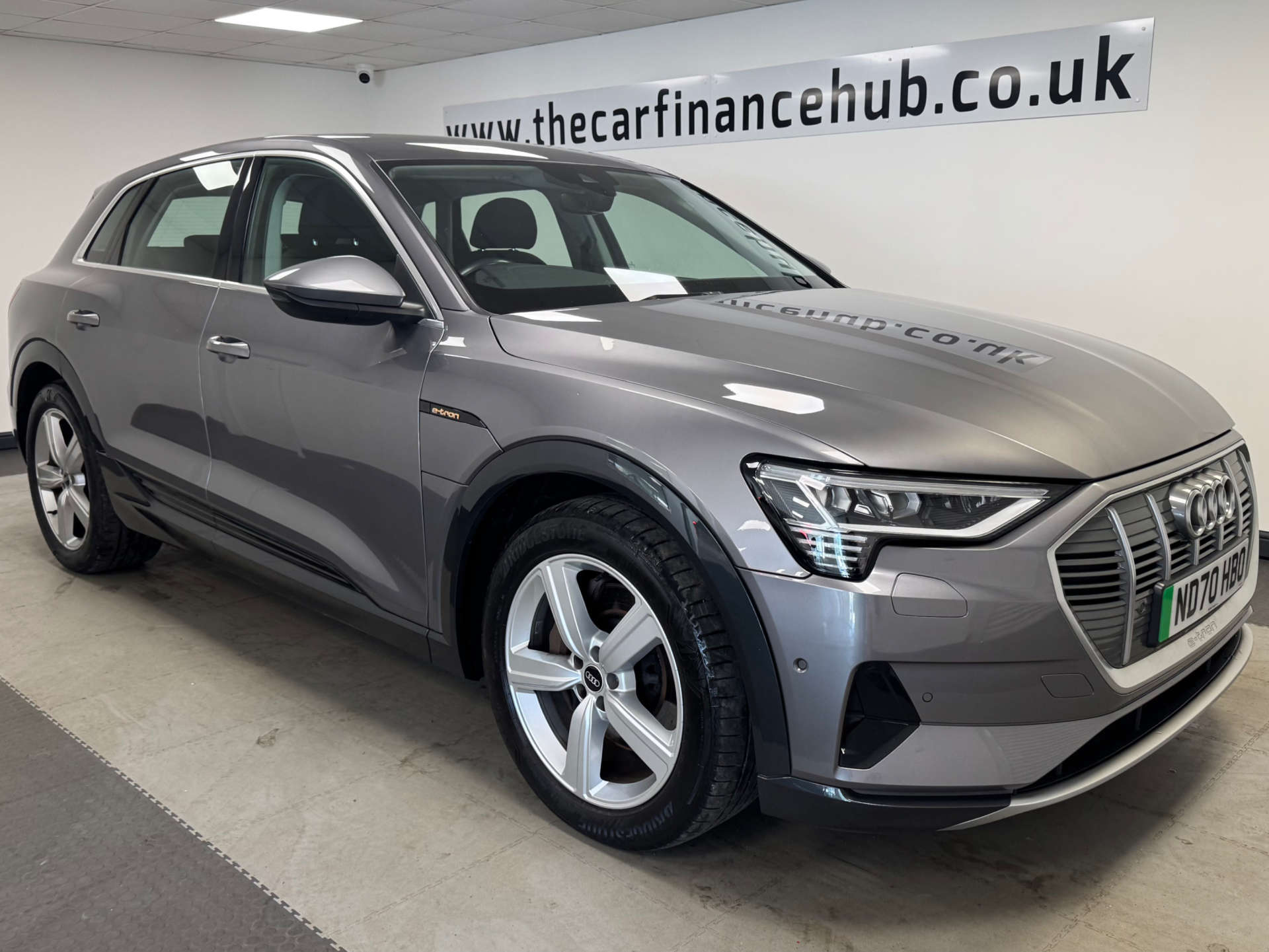 Grey 2020 Audi E-Tron SUV/Crossover All-wheel drive Automatic