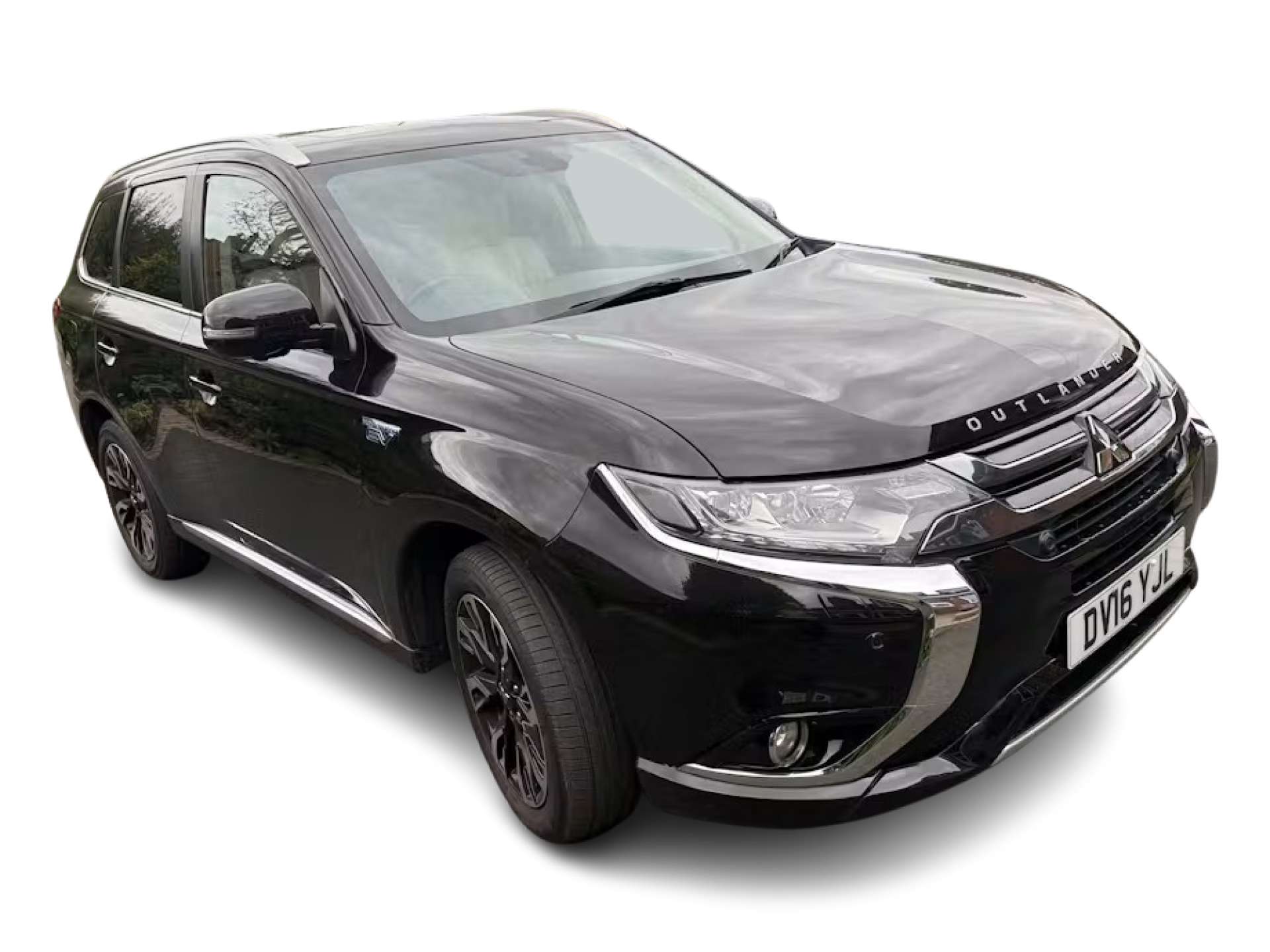 Black 2016 Mitsubishi Outlander SUV/Crossover All-wheel drive Automatic