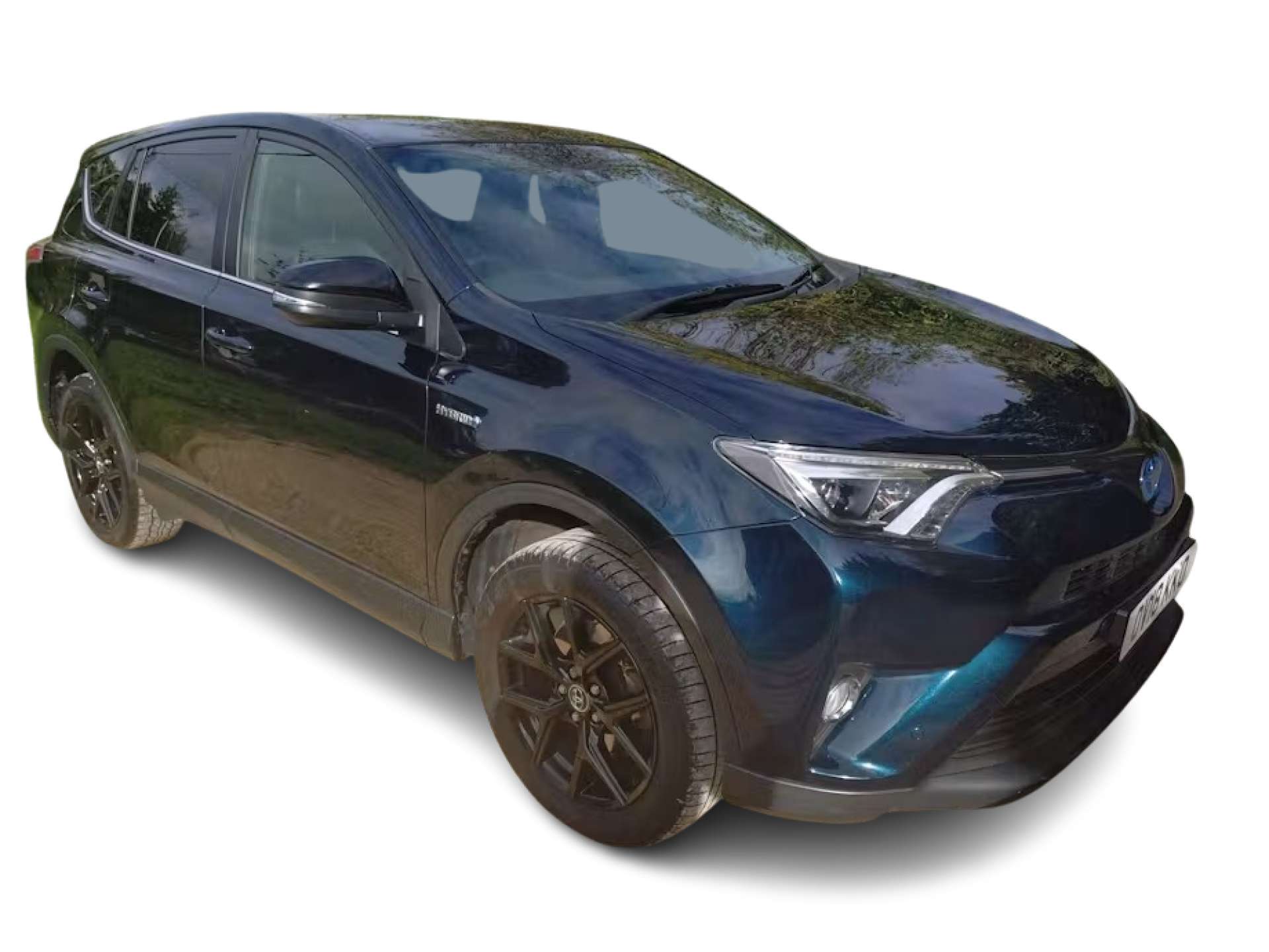 Blue 2018 Toyota RAV4 SUV/Crossover All-wheel drive Automatic