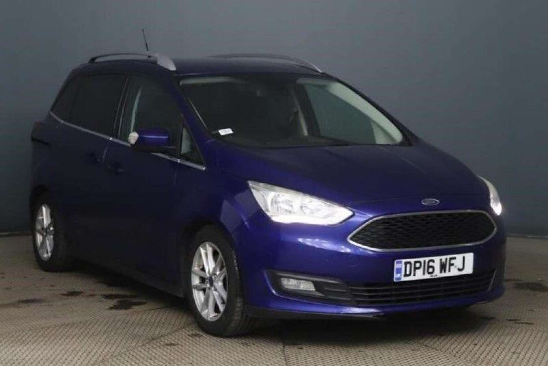 Blue 2016 Ford Grand C-MAX 1.0T Zetec (125ps) MPV Front-wheel drive Manual