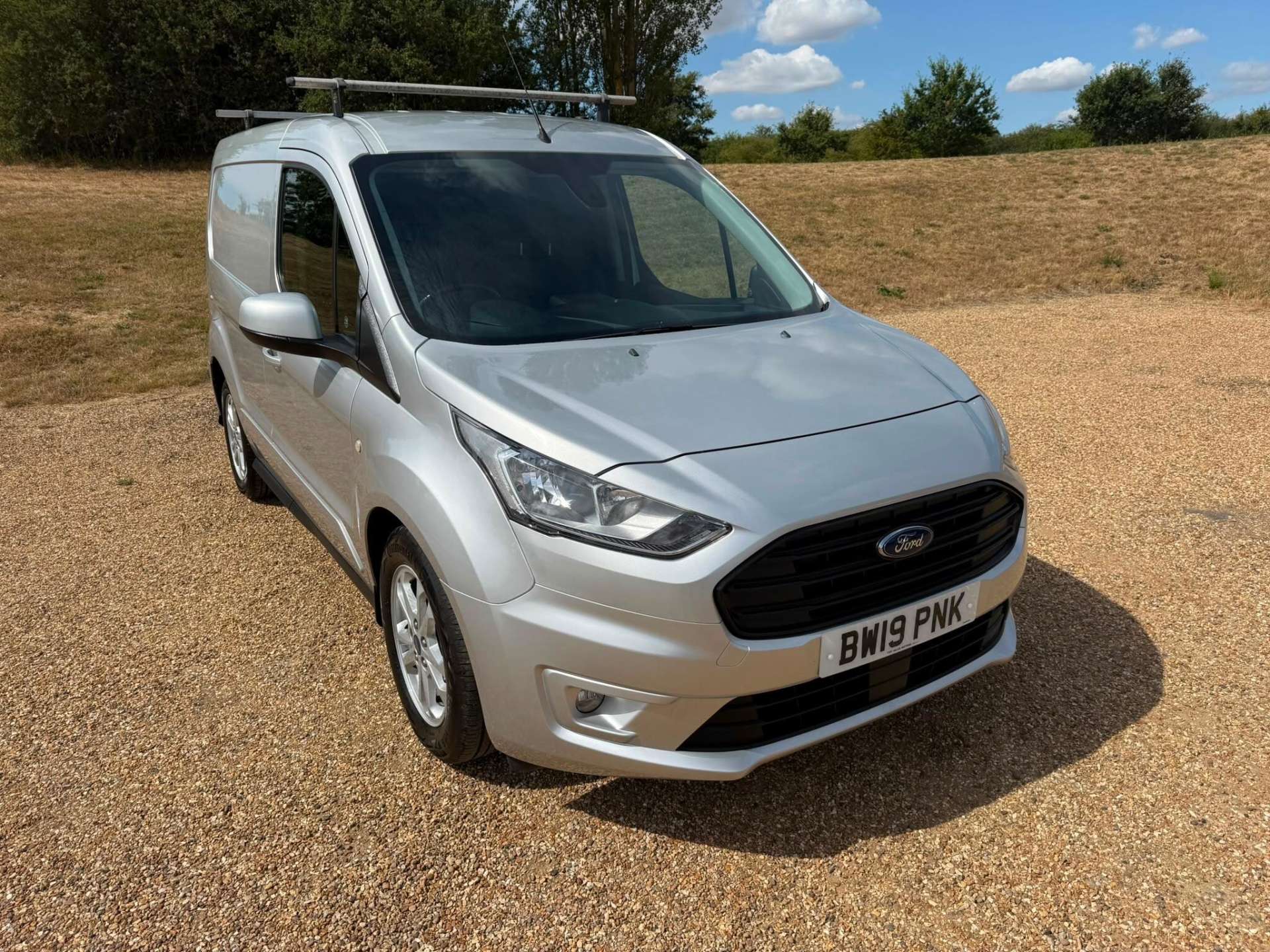 Silver 2019 Ford Transit Connect Van Front-wheel drive Manual