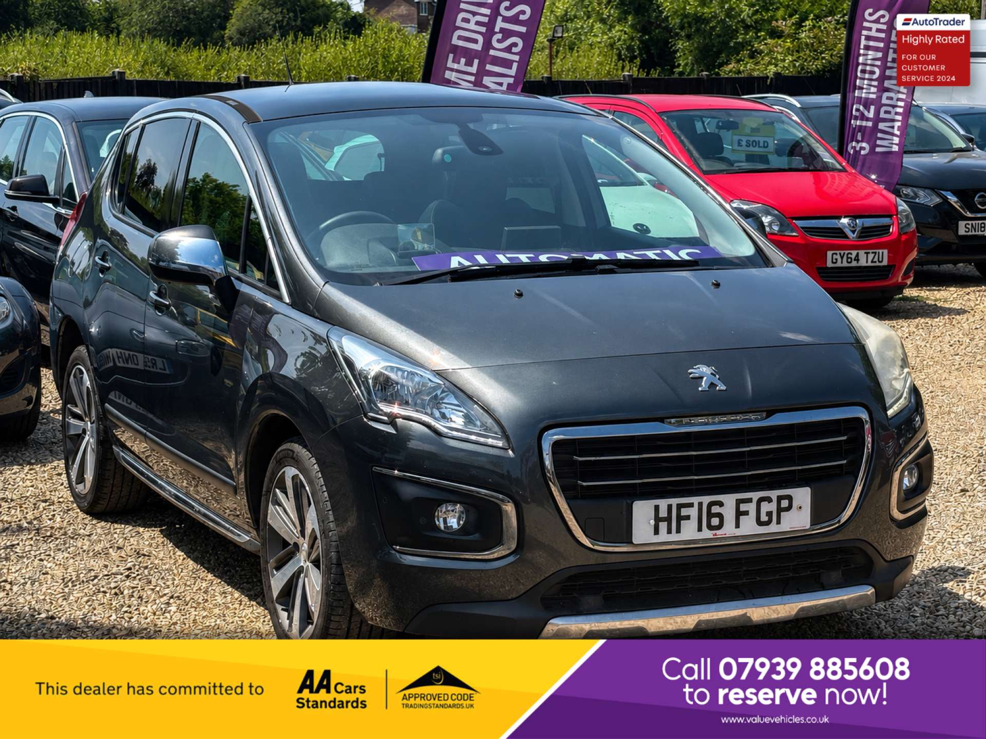 2016 PEUGEOT 3008 1.6 3008 ALLURE BLUE HDI S S AUTO 5DR 45,468 MILES 2016... photo