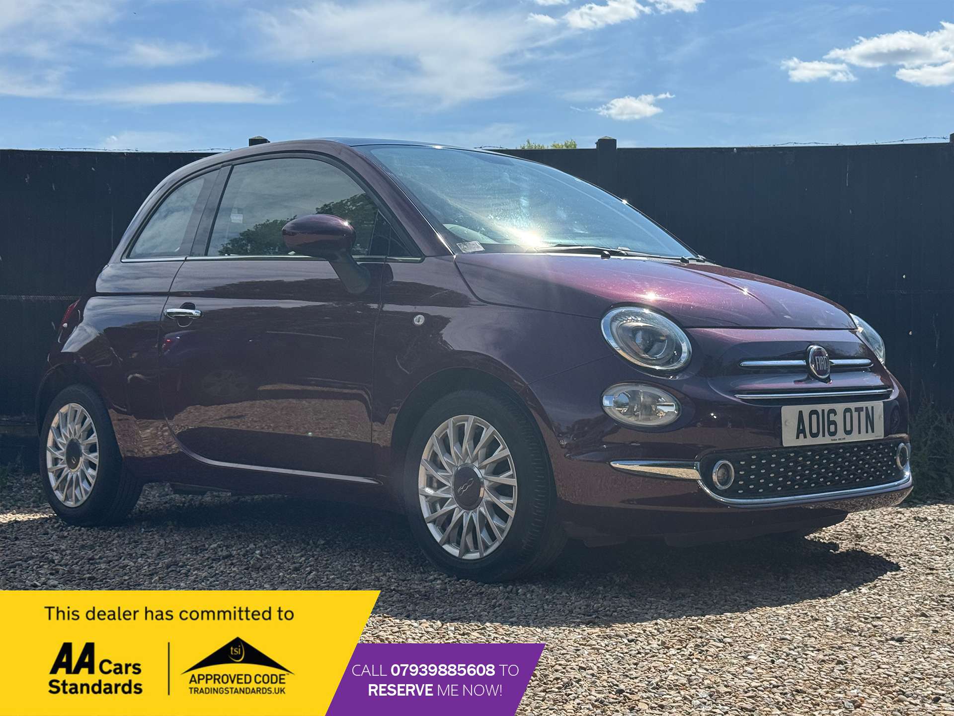 FIAT 500 1.2 500 Lounge 3dr