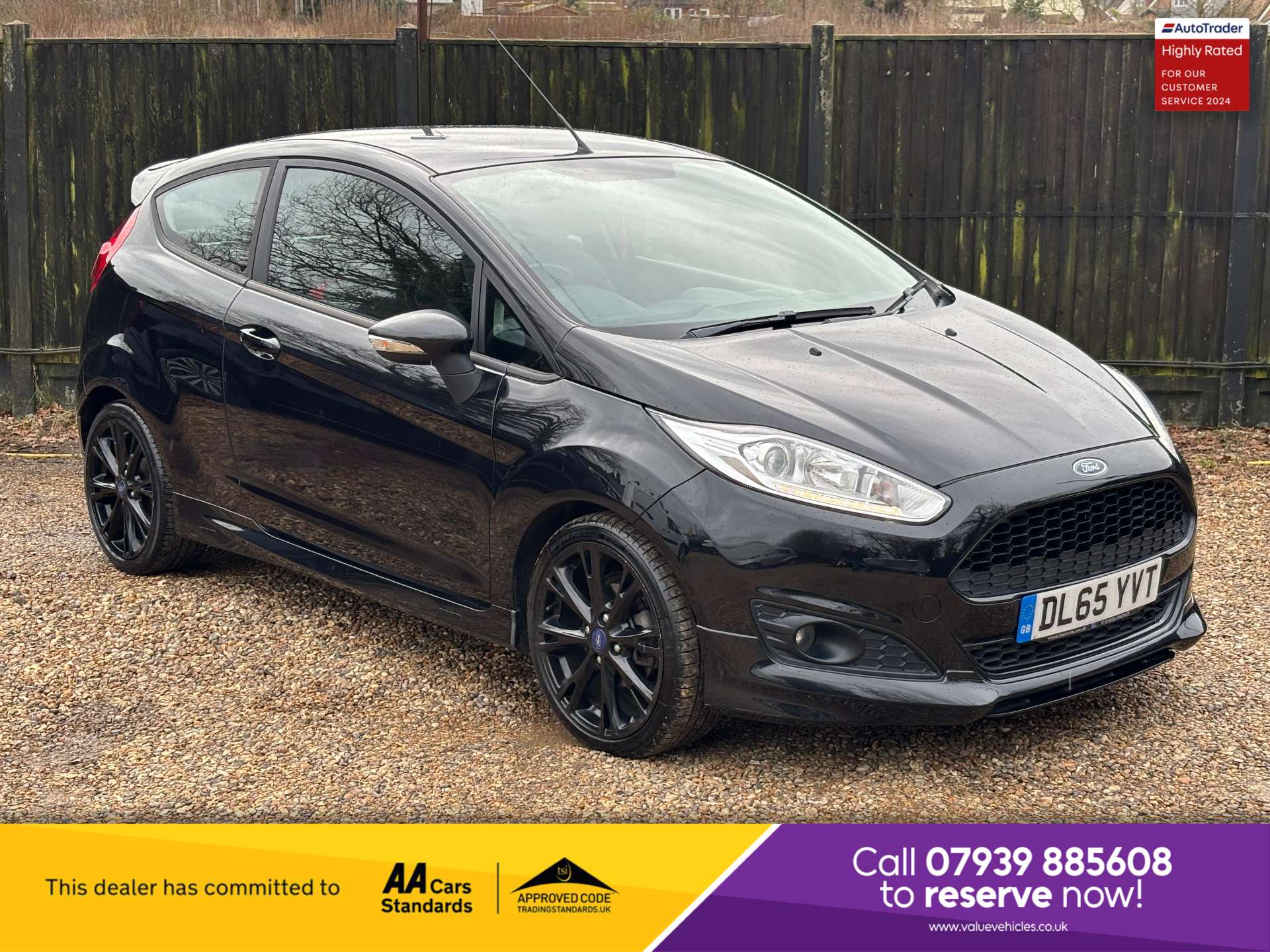 FORD FIESTA 1.0 Fiesta Zetec S Black Edition 3dr