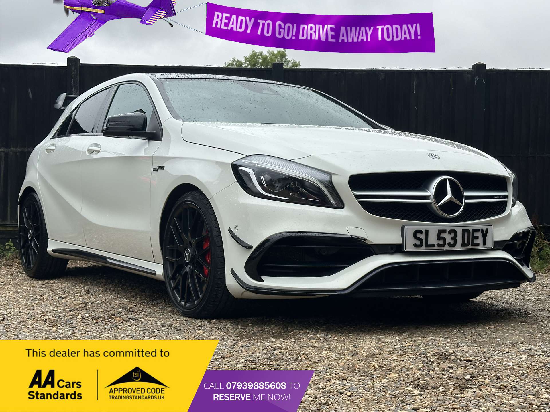 MERCEDES-BENZ A-CLASS 2.0 A45 AMG 4Matic Auto 4WD 5dr
