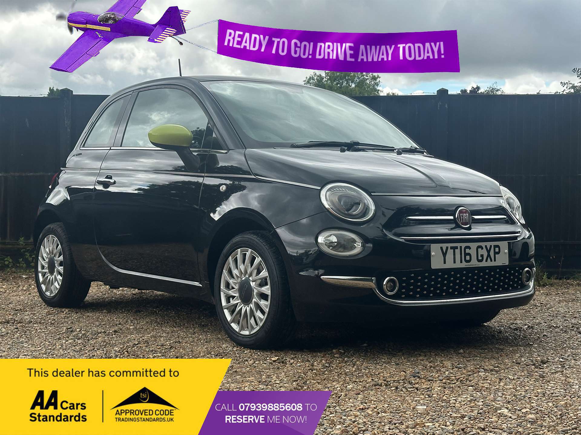 FIAT 500 1.2 500 Lounge 3dr