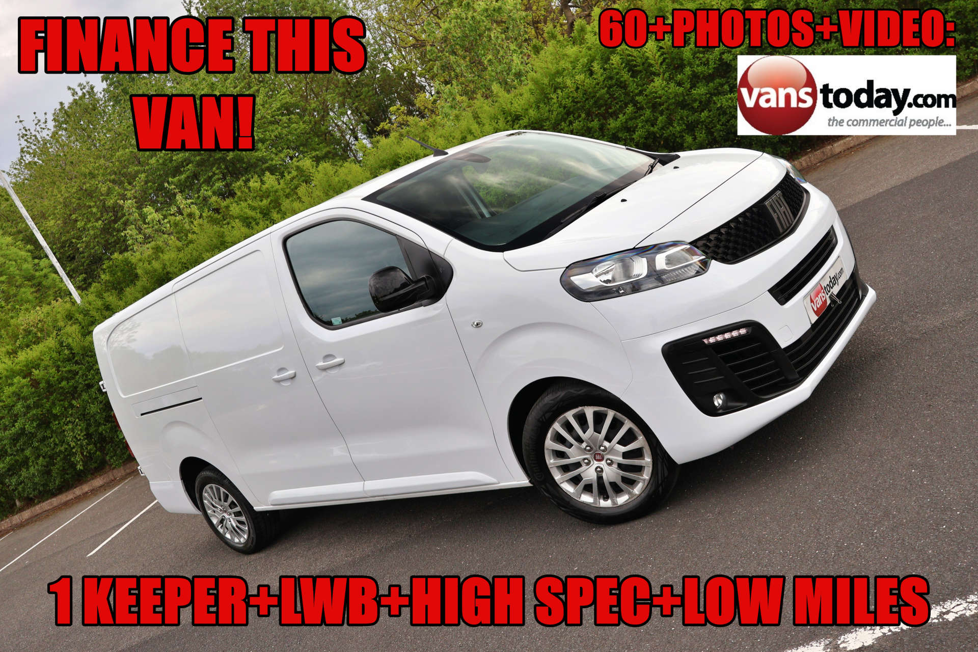 White 2023 Fiat Scudo Van Front-wheel drive Manual