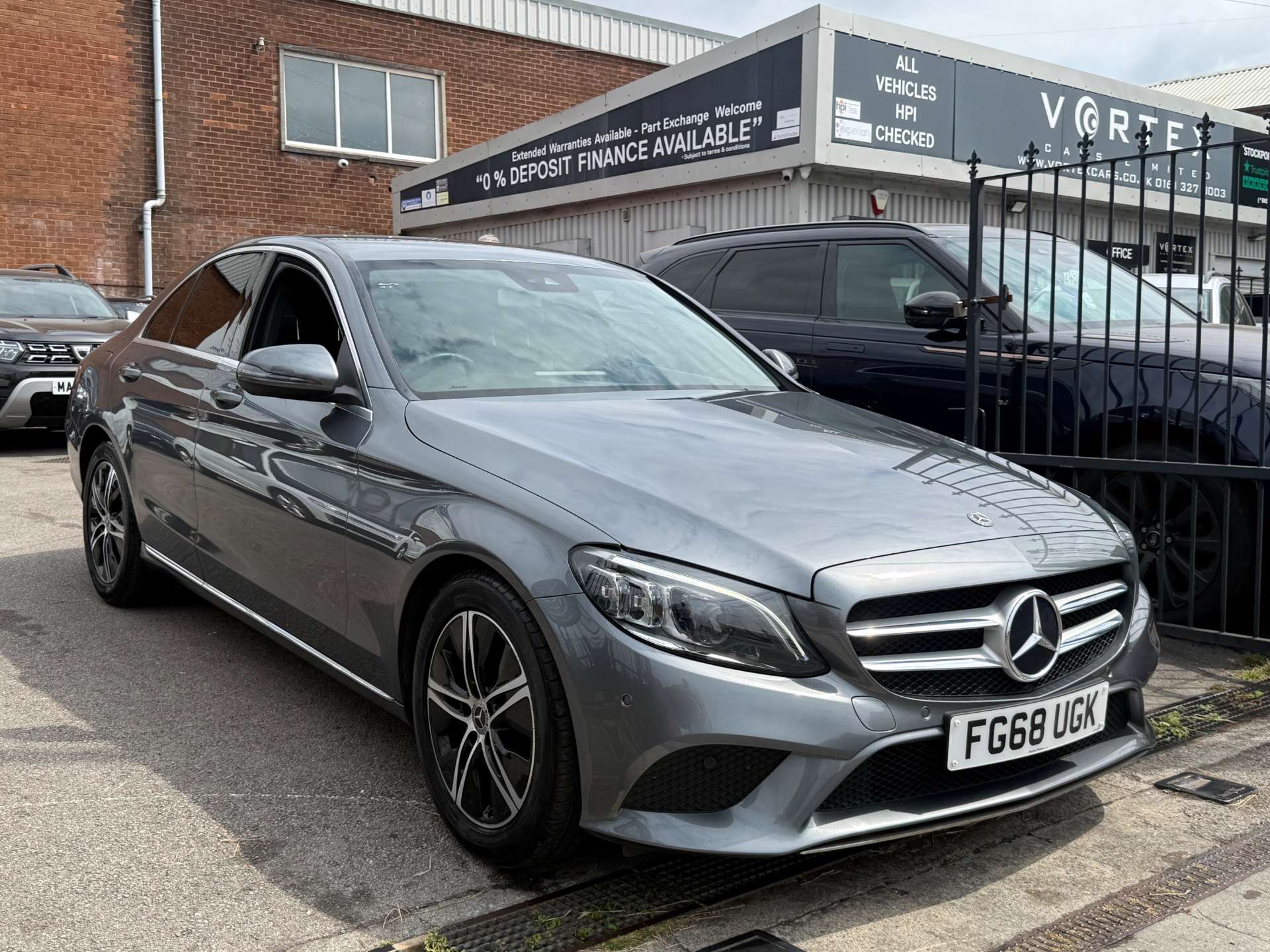 Grey 2018 Mercedes-Benz C-Class Saloon Rear-wheel drive Automatic